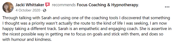 life coach review: empathetic and engaging coach, helped me focus on goals and stick with them