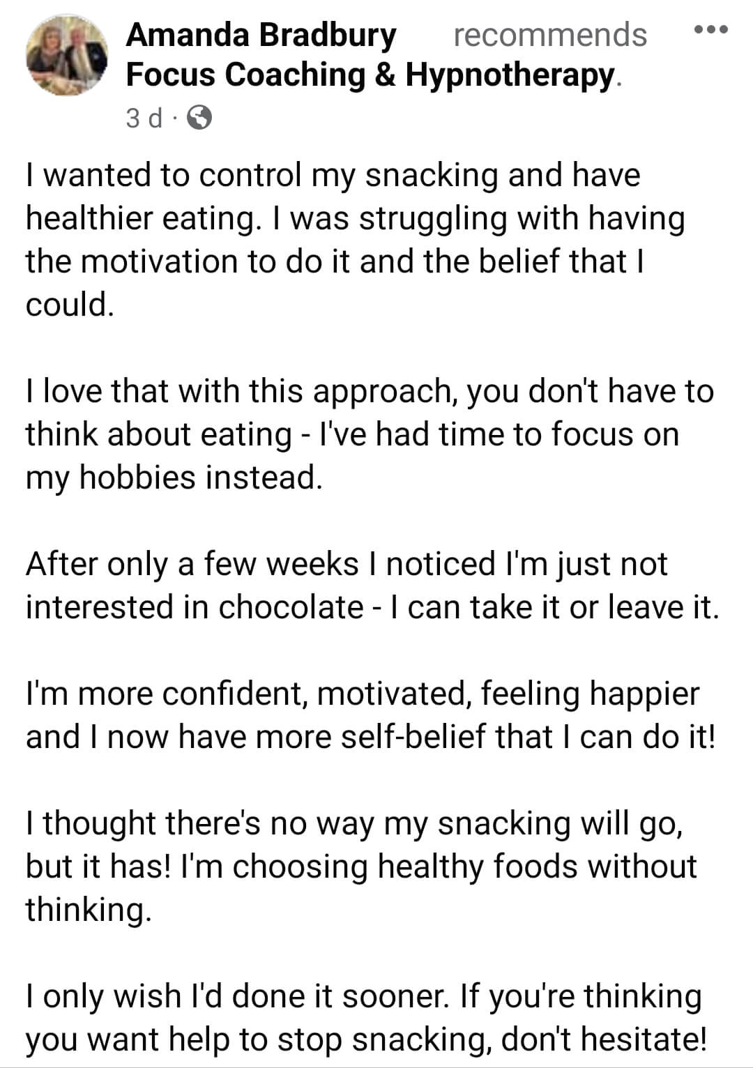 snacking, motivation, self-belief