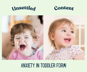 Anxiety is like a toddler having a tantrum - you need to find ways to calm it