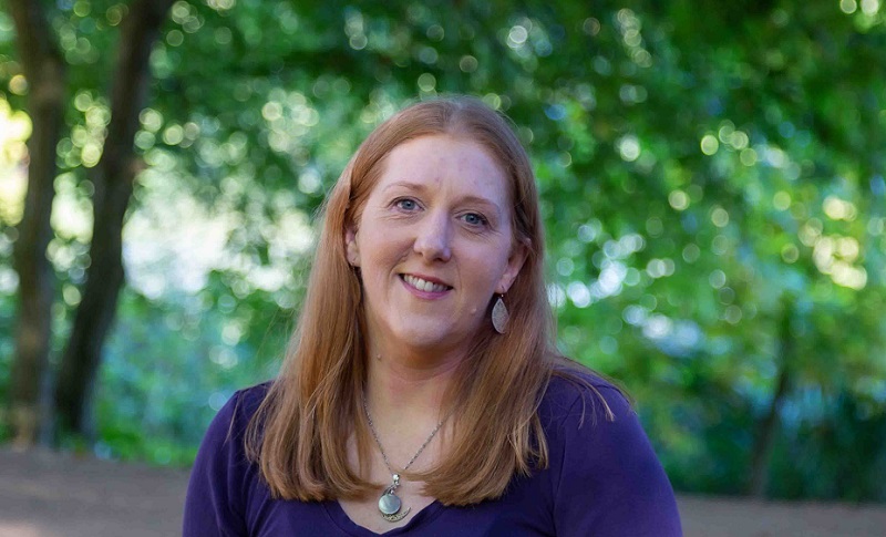 sarah in the forest Sarah - therapy for overthinking, burnout and anxiety