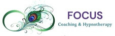 focus coaching and hypnotherapy focus coaching and hypnotherapy logo - a peacock feather infinity symbol